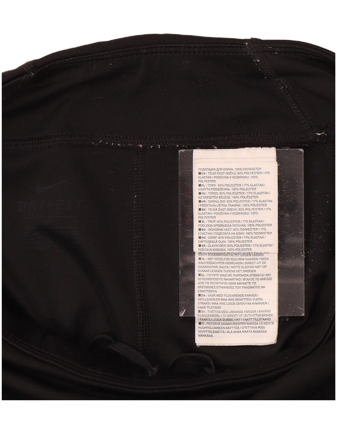 Leggings grafici Nike per ragazze 10-11 anni poliestere nero medio