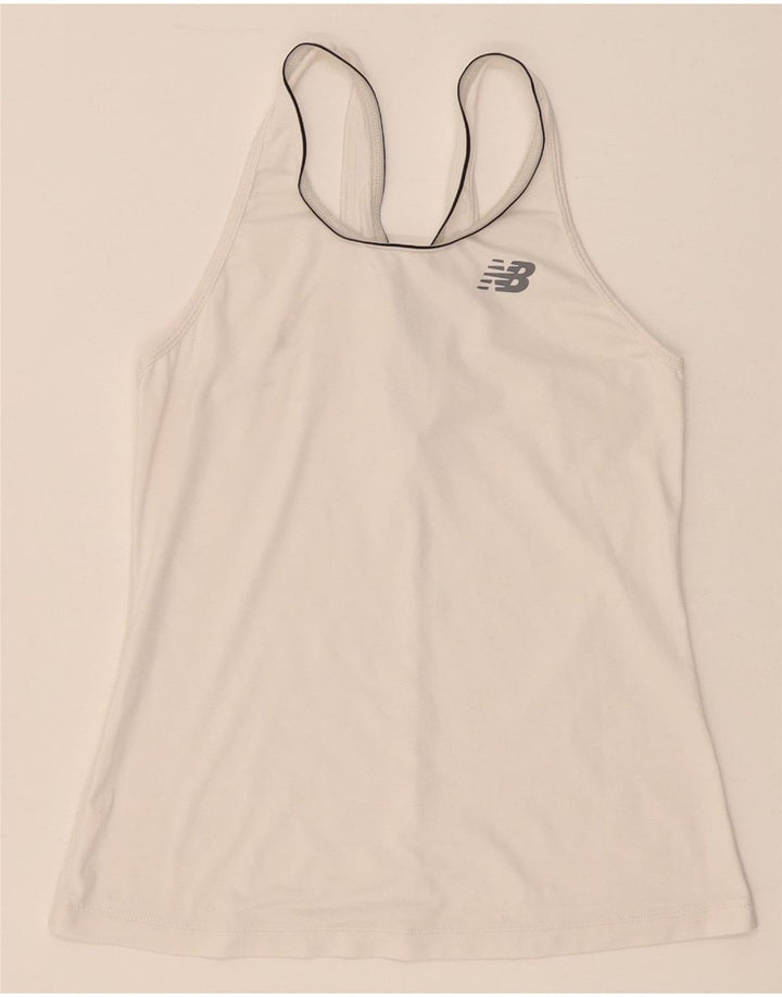 New Balance Womens Vest Top UK 8 Small White