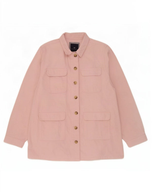Crew Clothing Chaqueta utilitaria holgada para mujer UK 18 XL Algodón rosa
