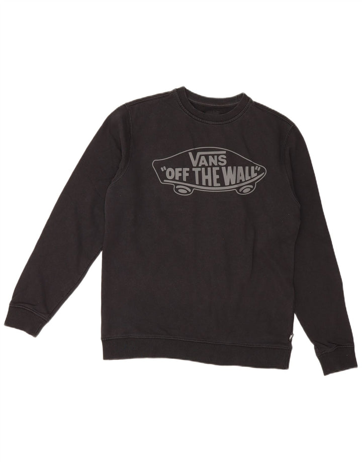 Vans Mens Graphic Sweatshirt Jumper Small Black