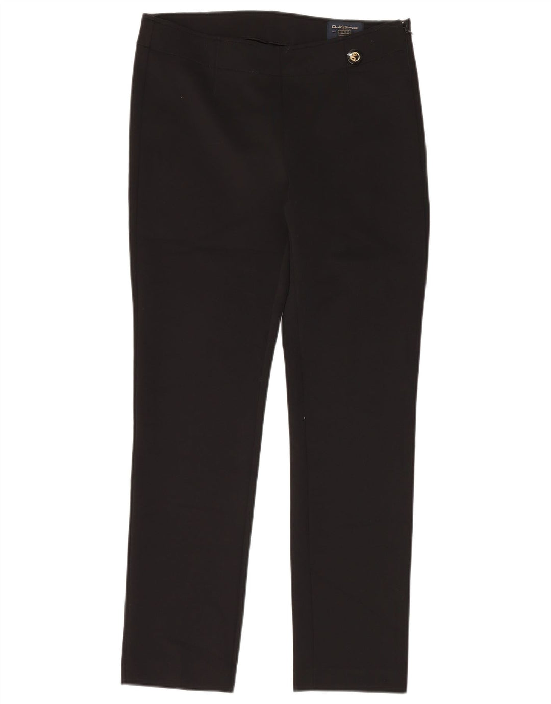 ROBERTO CAVALLI Womens Class Casual Trousers IT 44 Medium W32 L30 Black