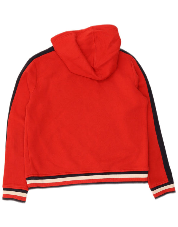Damska bluza z kapturem Tommy Hilfiger o swobodnym kroju UK 6 XS w kolorze czerwonym