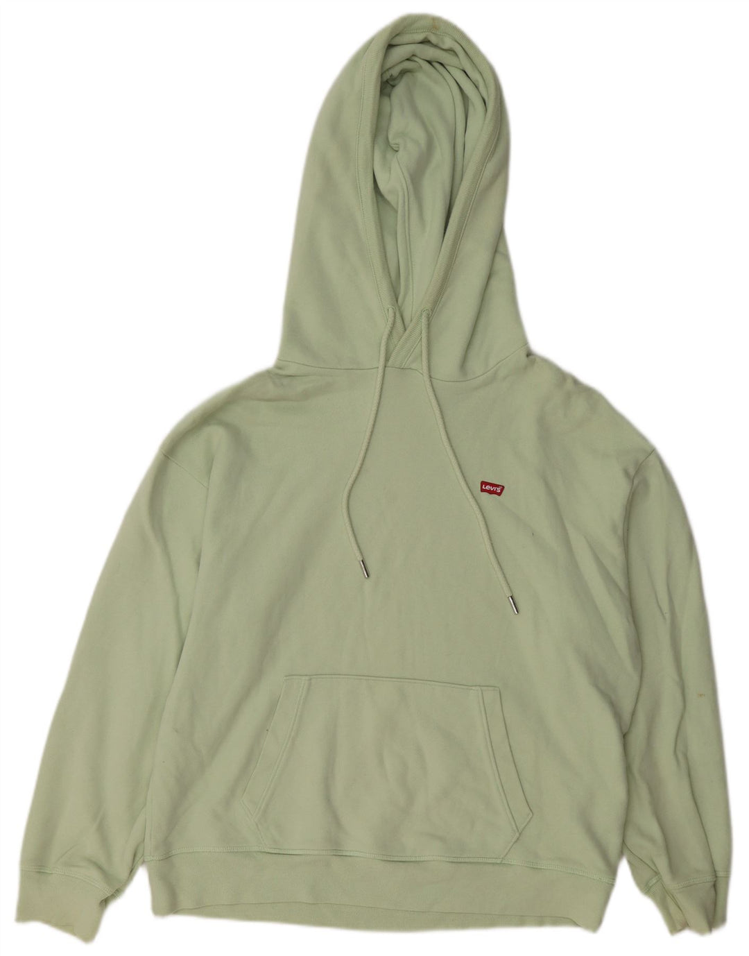 Levi's Womens Hoodie Jumper UK 14 Medium Green Cotton