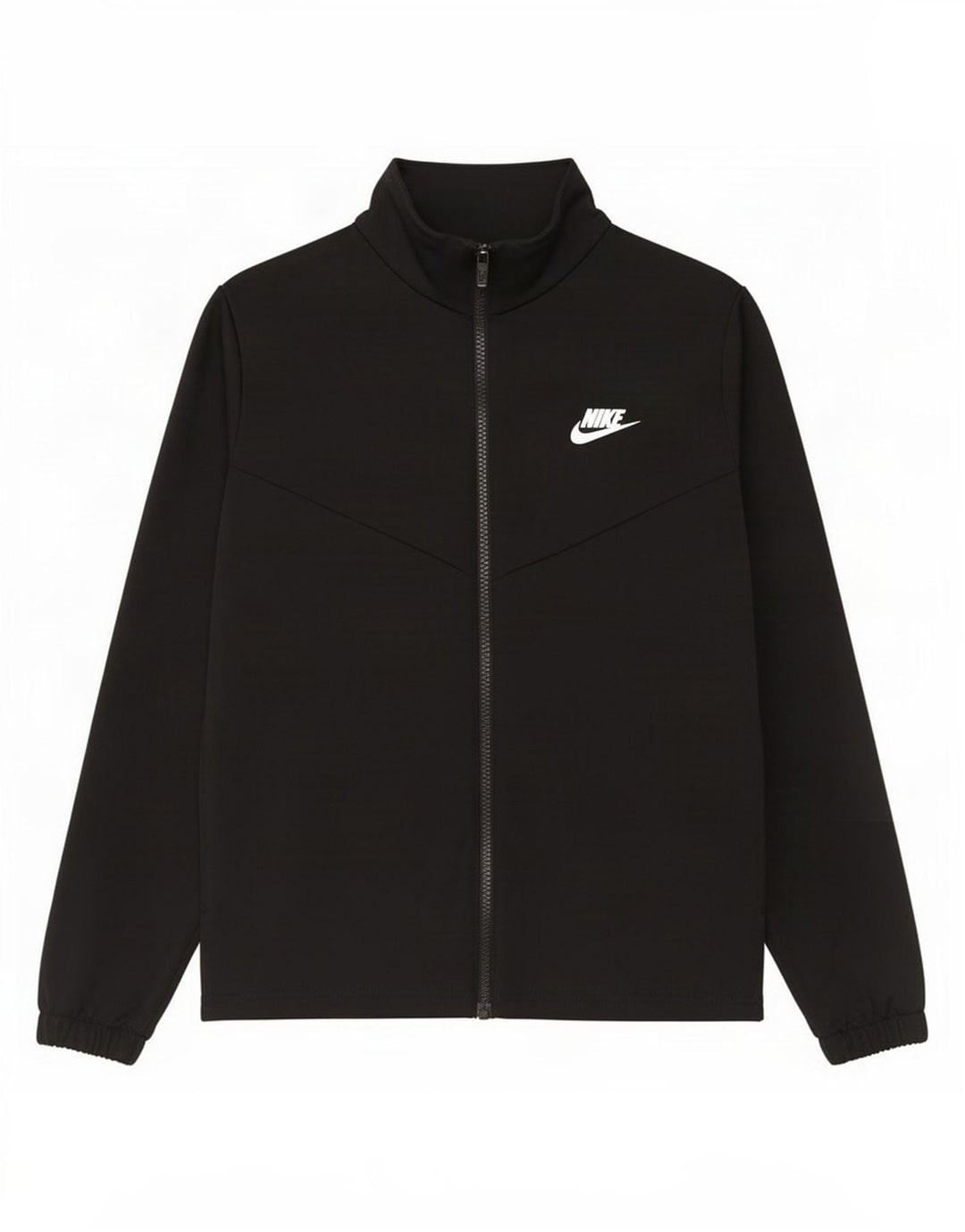 Nike Boys Graphic Tracksuit Top Jacket 12-13 Years Large Black Polyester