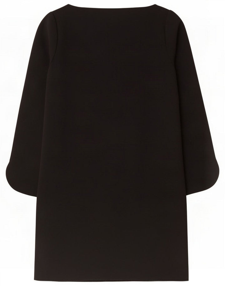 Zara Womens Regular Shift Dress UK 14 Large Black Polyester