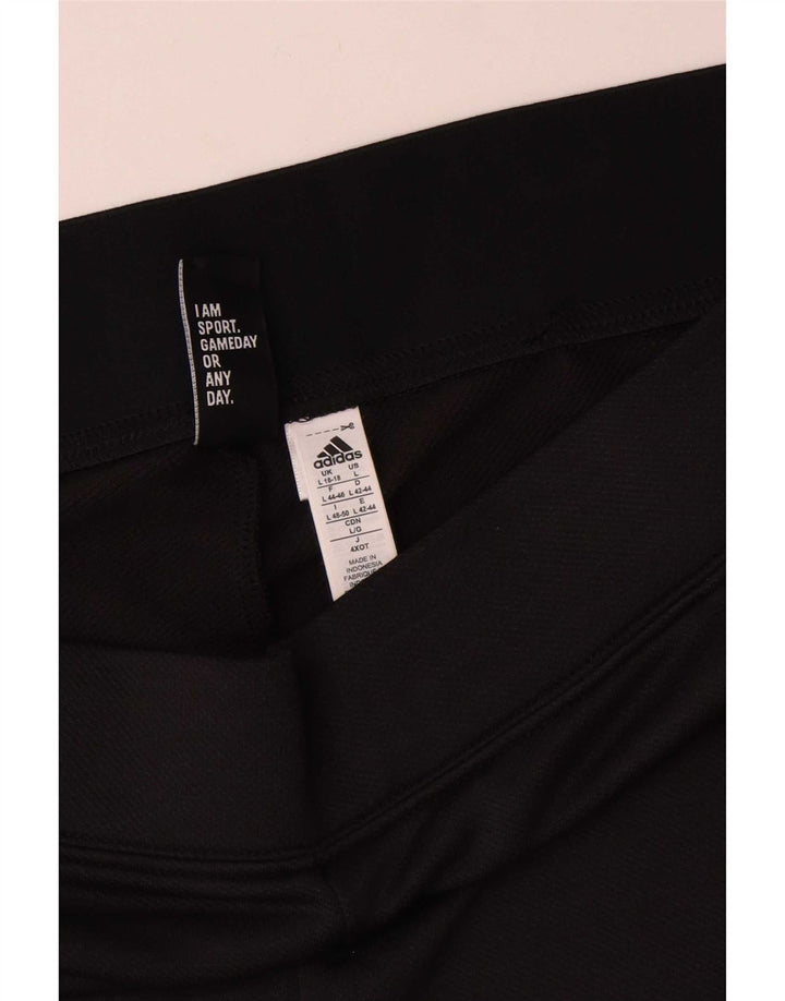 Adidas Træningsdragtsbukser til kvinder UK 16/18 Large Black Polyester