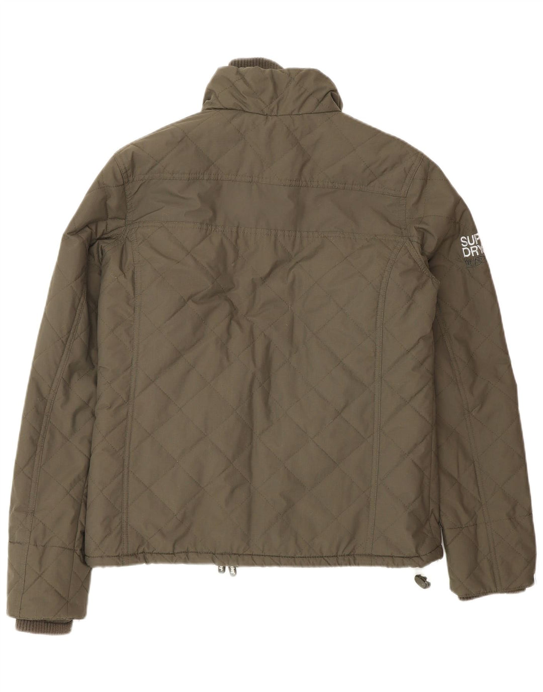Superdry Damen Windcheater Windjacke UK 14 Medium Khaki Nylon
