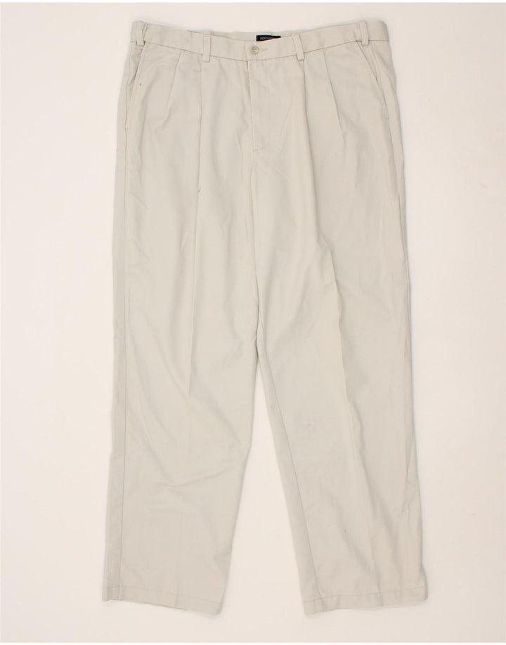 DOCKERS Mens Pegged Chino Trousers W38 L32 Grey Cotton Vintage Dockers and Second-Hand Dockers from Messina Hembry 