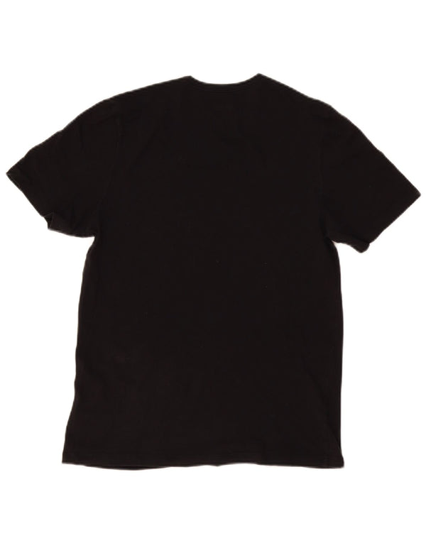 Hugo Boss Herre T-Shirt Top Lille Sort Bomuld