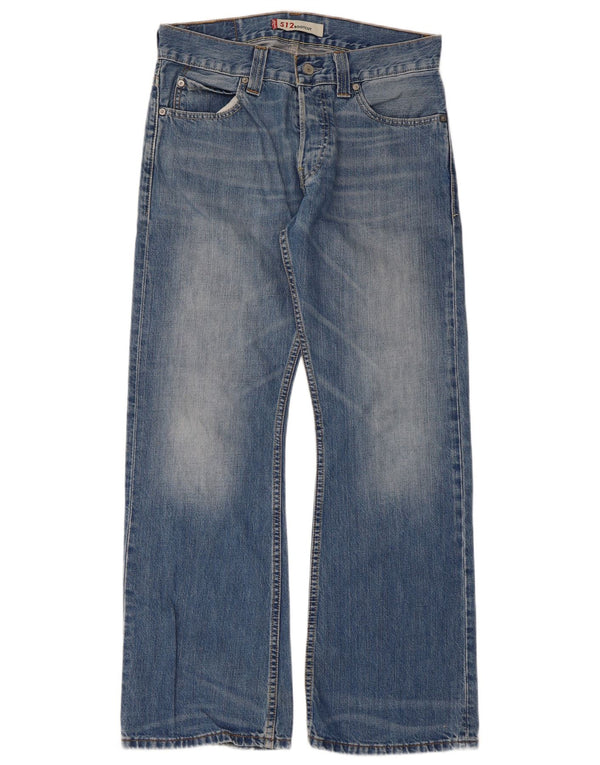 Levi's Damen 512 Bootcut Jeans W32 L30 Blaue Baumwolle