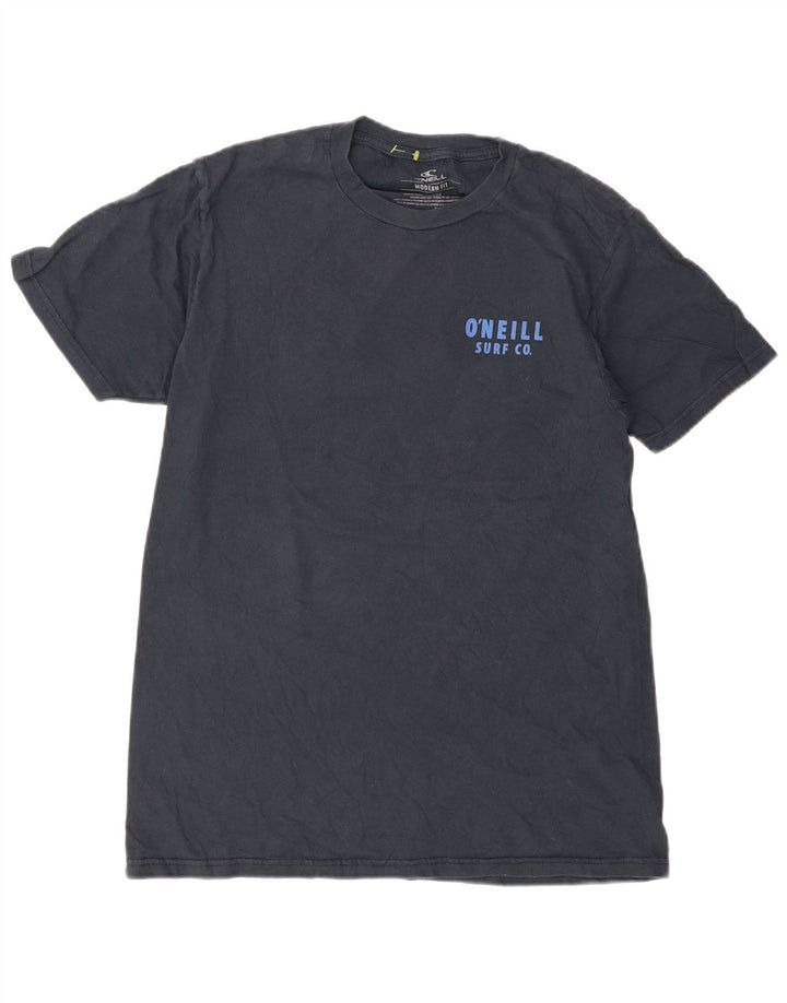 O'NEILL T-shirt grafica da uomo dal taglio moderno Top in cotone blu navy medio