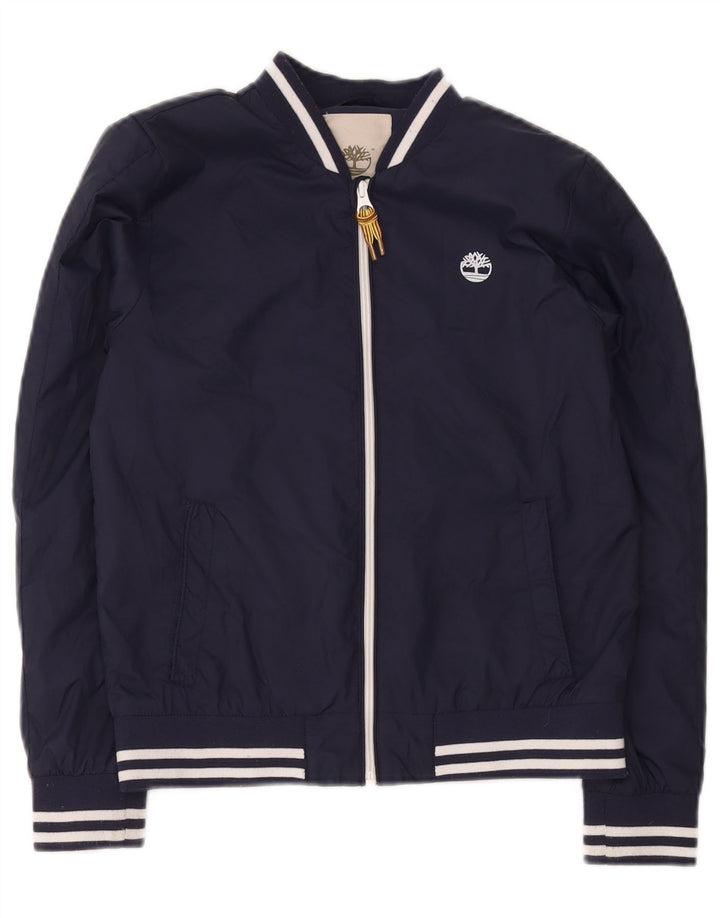 Timberland Boys Bomber Jacket 11-12 år XS Navy Blue Polyester