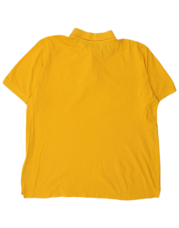 Kappa Mens Polo Shirt XL Yellow Cotton