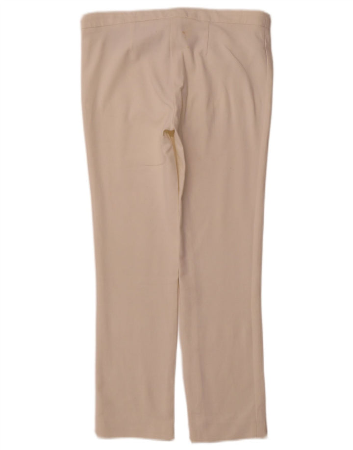 Pantaloni casual slim da donna ZARA piccoli W26 L25 bianchi