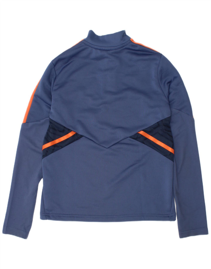 Adidas Boys Manchester United Pullover Træningsdragt Top 9-10 År Blå