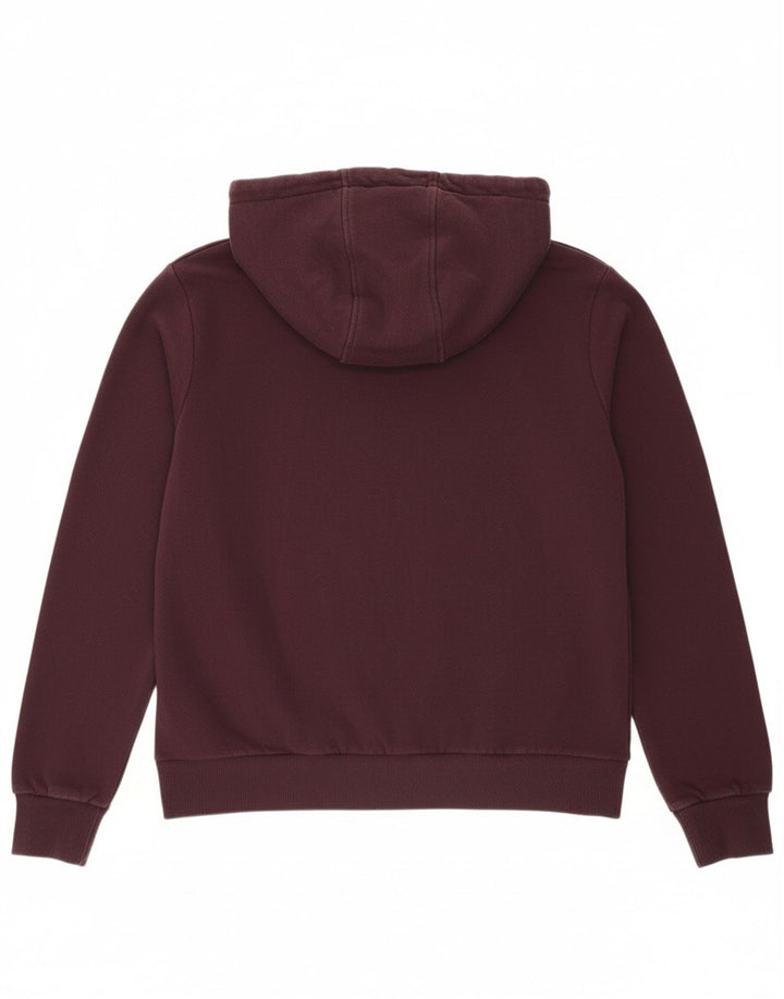 Jumper com capuz feminino KAPPA UK 16 grande algodão roxo