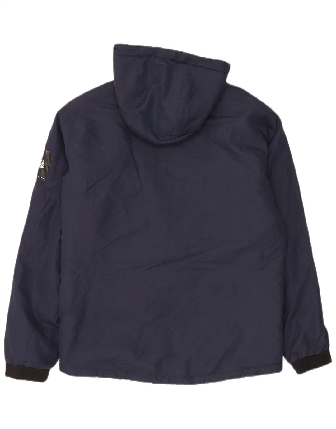 Jack & Jones Veste coupe-vent à capuche pour homme UK 38 Bleu marine moyen