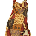 Rene Derhy Robe Asymétrique IT 48 XL Patchwork Multicolore