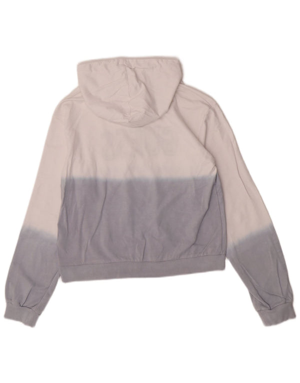 Maglione corto con cappuccio grafico per ragazze Guess 15-16 anni in cotone color block bianco