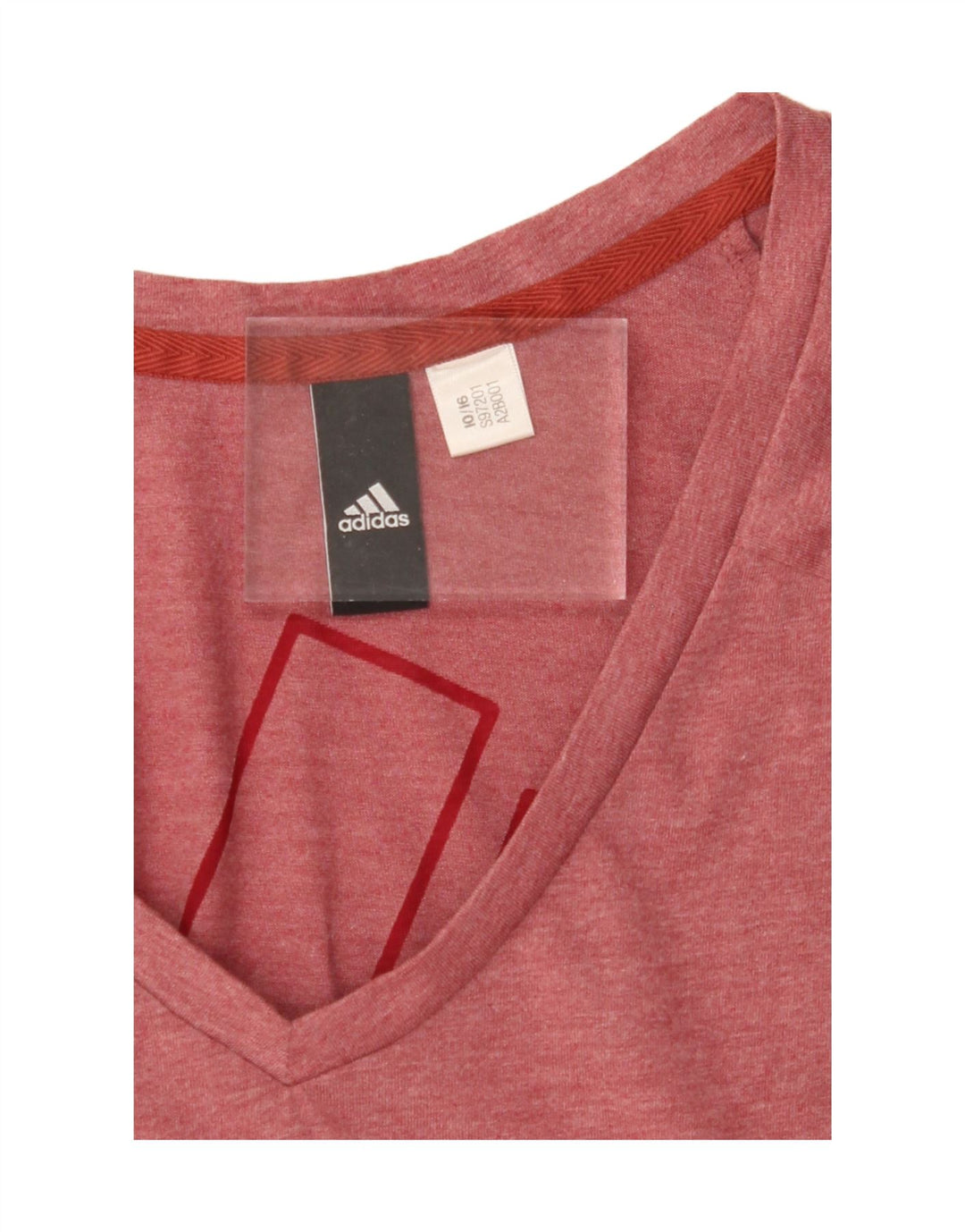 ADIDAS Womens Graphic T-Shirt Top UK 12 Medium Pink Vintage Adidas and Second-Hand Adidas from Messina Hembry 