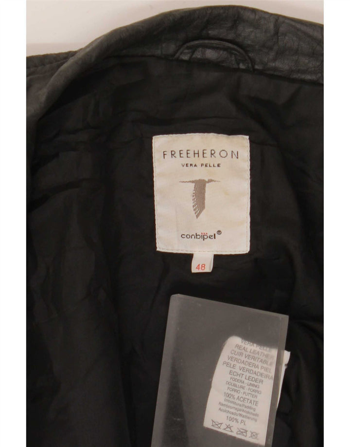 Conbipel Veste en Cuir Free Heron Femme IT 48 XL Noir
