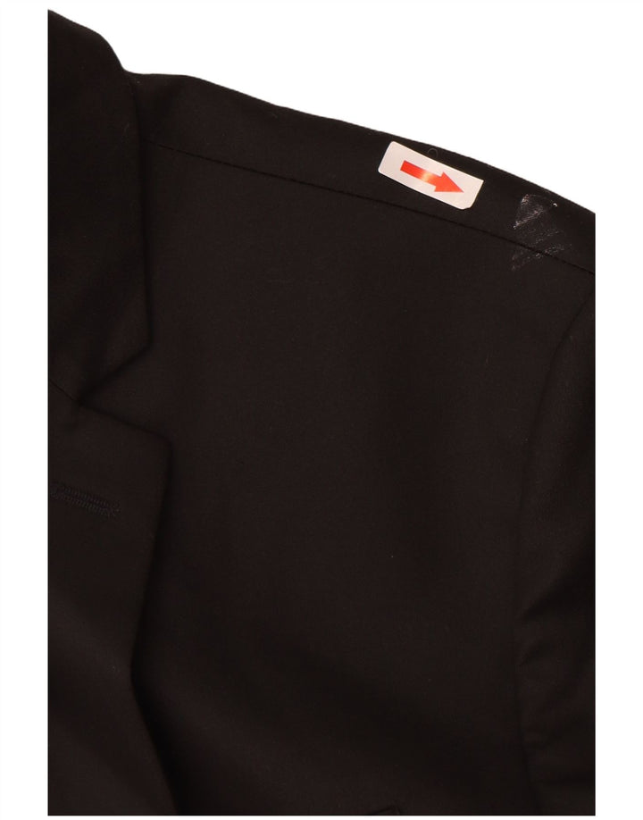 Zara muška jakna sa 2 gumba EU 54 XL crni poliester