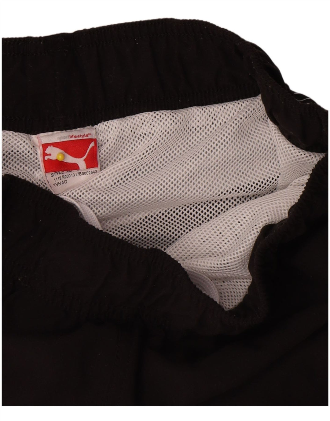 Puma Mens Graphic Sport Shorts Small  Black Colourblock Polyester