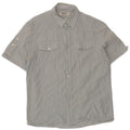 Camisa masculina PEPE Jeans manga curta regular fit grande xadrez azul