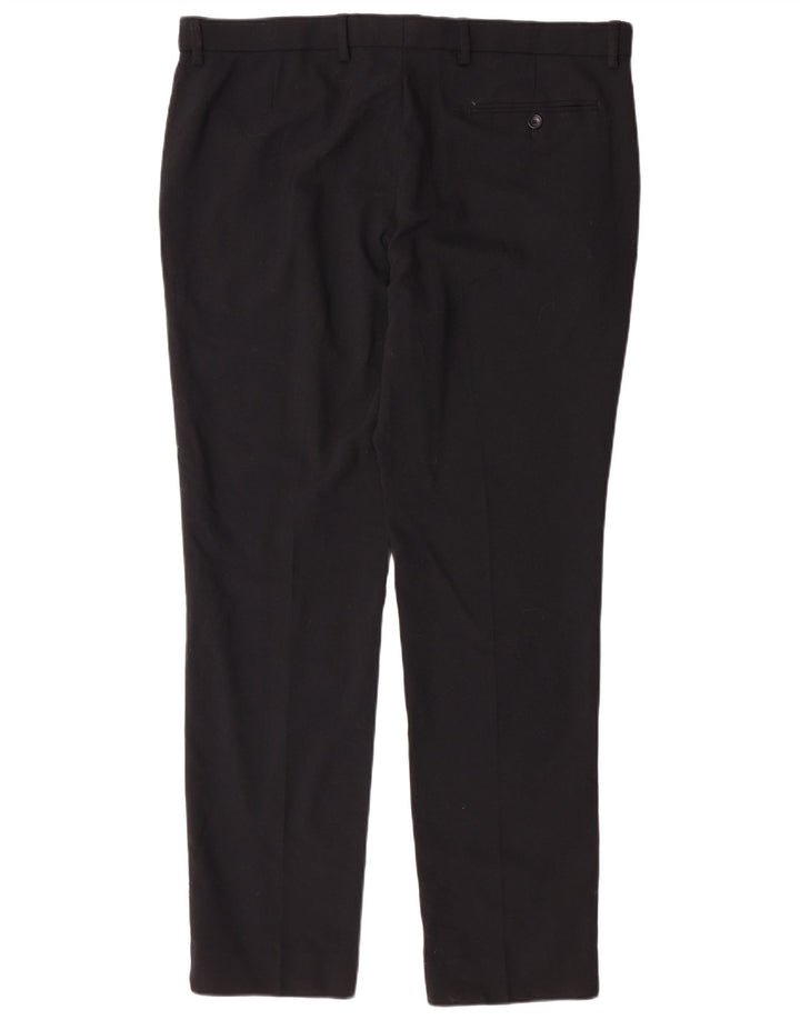 MARKS & SPENCER Slim Suit Bukser til mænd W38 L31 Sort