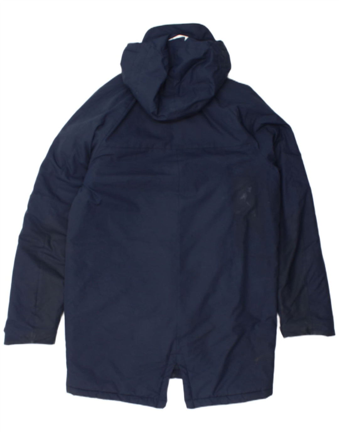 Cappotto imbottito con cappuccio Nike da uomo UK 38 medio blu navy poliestere