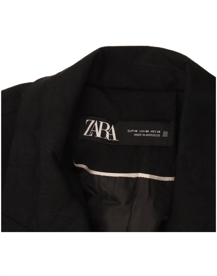 Женский пиджак на 1 пуговице Zara EU 38, маленький черный
