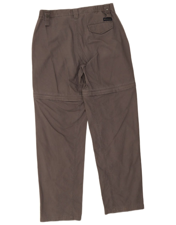 Columbia Mens Straight Cargo nadrág W32 L34 szürke pamut
