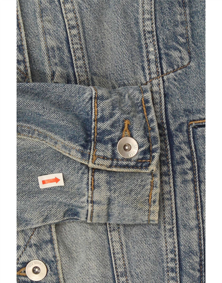 Marks & Spencer Chaqueta vaquera para mujer UK 46 Grande Algodón azul