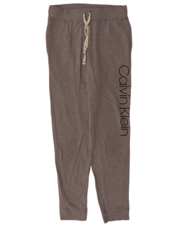 Calvin Klein Pantalon de survêtement pour femme Joggers UK 12 Gris moyen moucheté