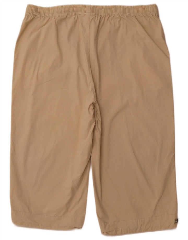 ELLESSE Mens Bermuda Sport Shorts Large  Beige Cotton