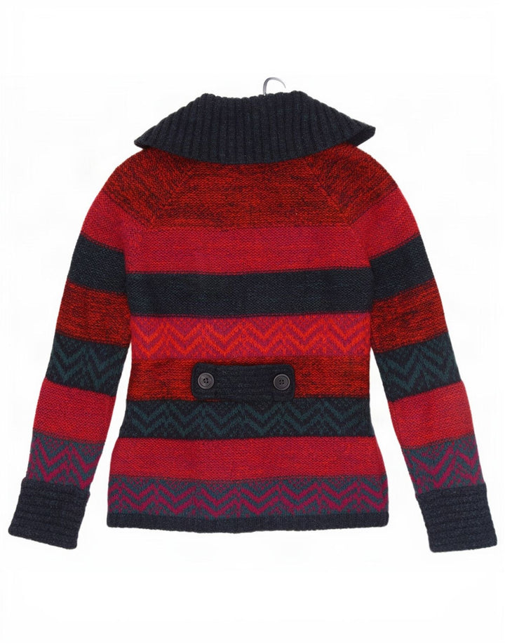 Suéter feminino Marks & Spencer Per Una Cardigan Reino Unido 10 pequeno multicolorido