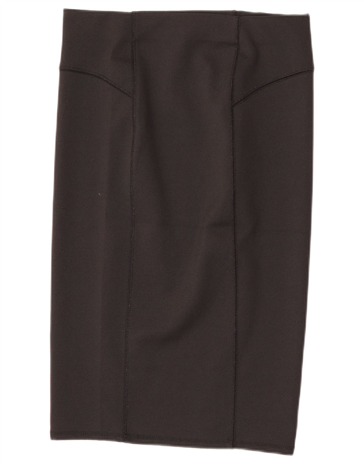 Zara Damen Bleistiftrock Large W30 Schwarz Polyester