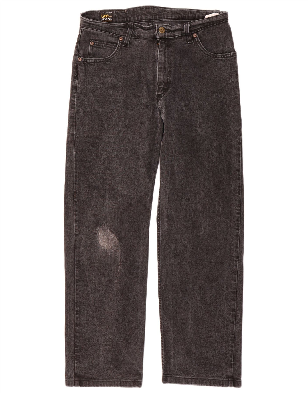 Мужские прямые джинсы Lee W30 L27, серый хлопок
