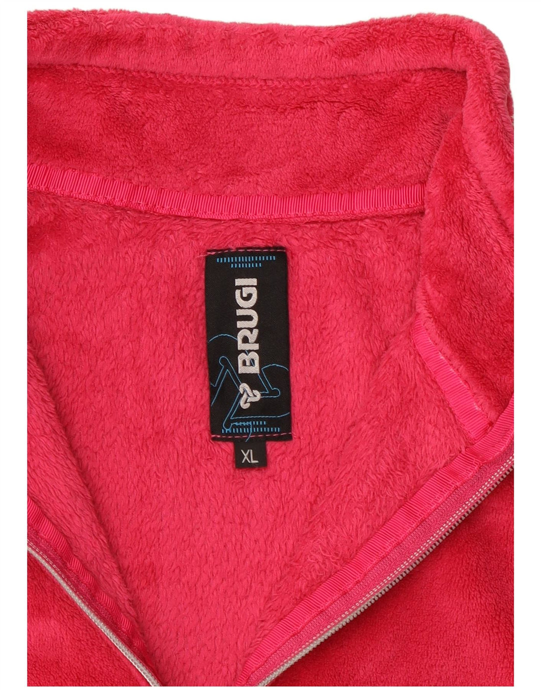 BRUGI Womens Fleece Jacket UK 18 XL Pink Polyester