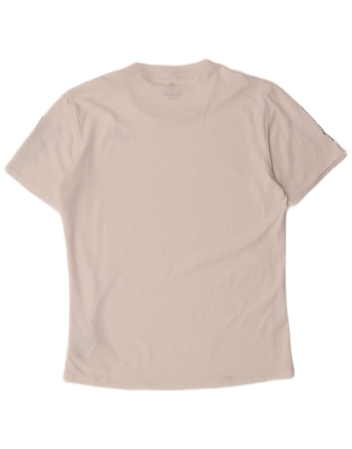 Adidas Mens T-Shirt Top Small White Polyester