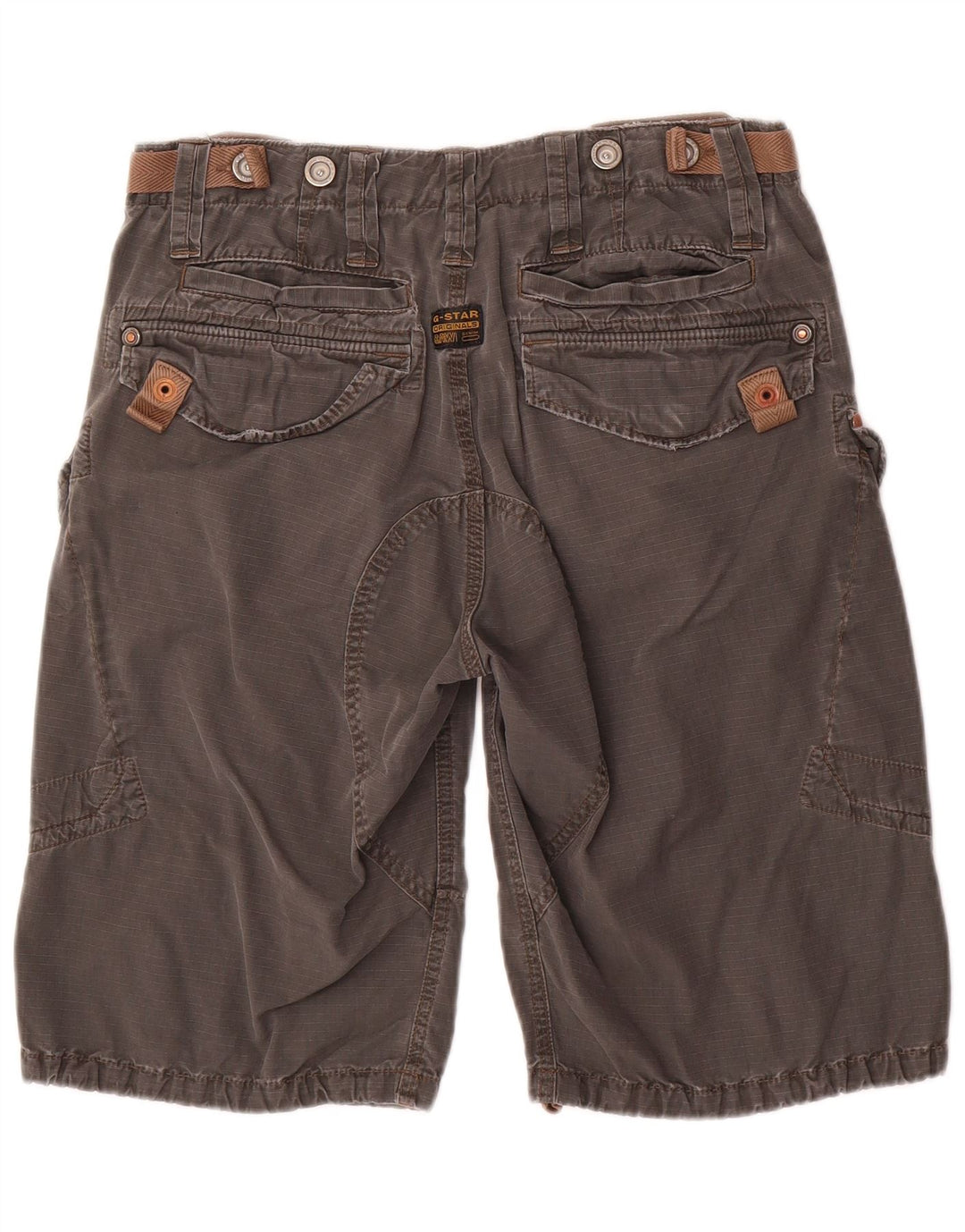 Pantaloncini cargo grafici da uomo G-Star W32 cotone grigio medio