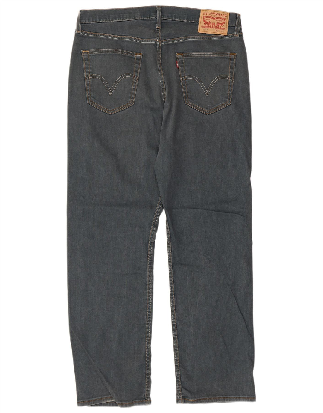 LEVI'S Mens 751 Straight Jeans W38 L30 Blue Cotton