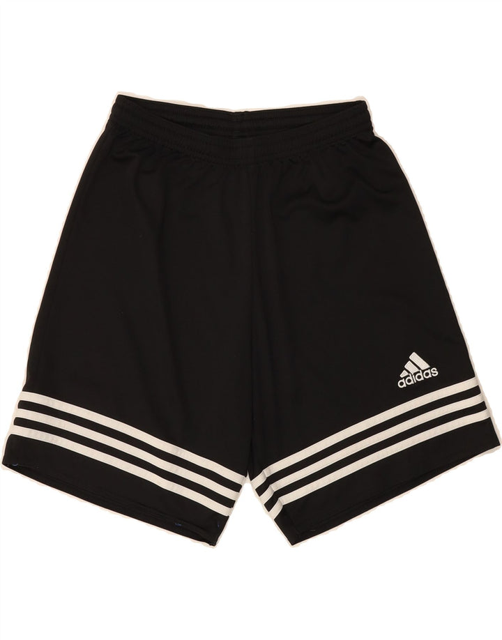 ADIDAS Mens Climalite Sport Shorts Small W26 L8 Black Polyester Vintage Adidas and Second-Hand Adidas from Messina Hembry 