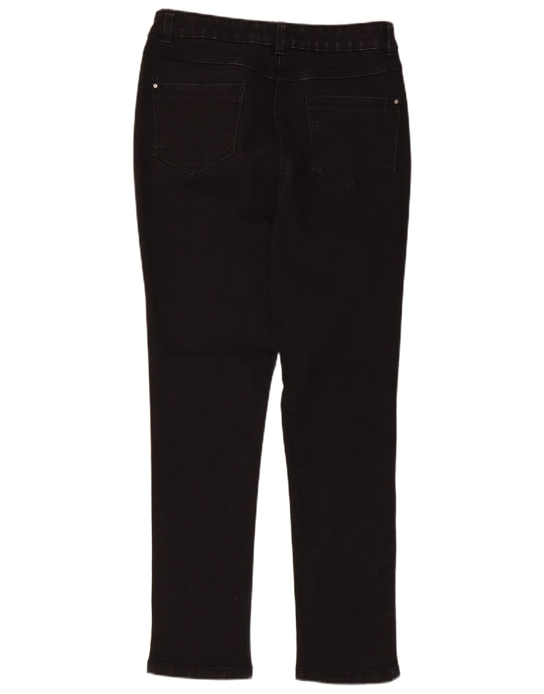 M&Co Womens Slim Jeans UK 12 Medium W30 L27 Black Cotton