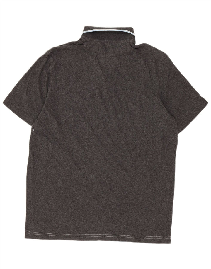 Izod Mens Slim Fit Polo Shirt Medium Grey Colourblock