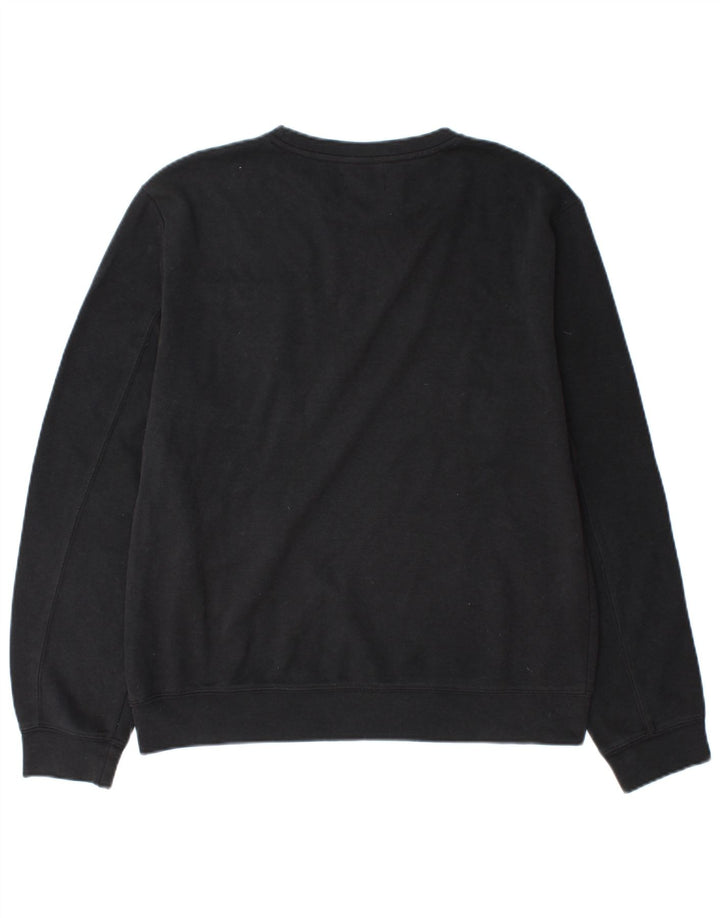 Zara Homme Graphic Sweatshirt Jumper Moyen Noir Polyester