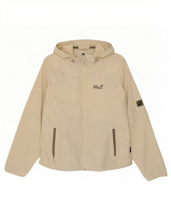 Jack Wolfskin Dame Hættetræningsdragt Topjakke UK 18/20 XL Beige
