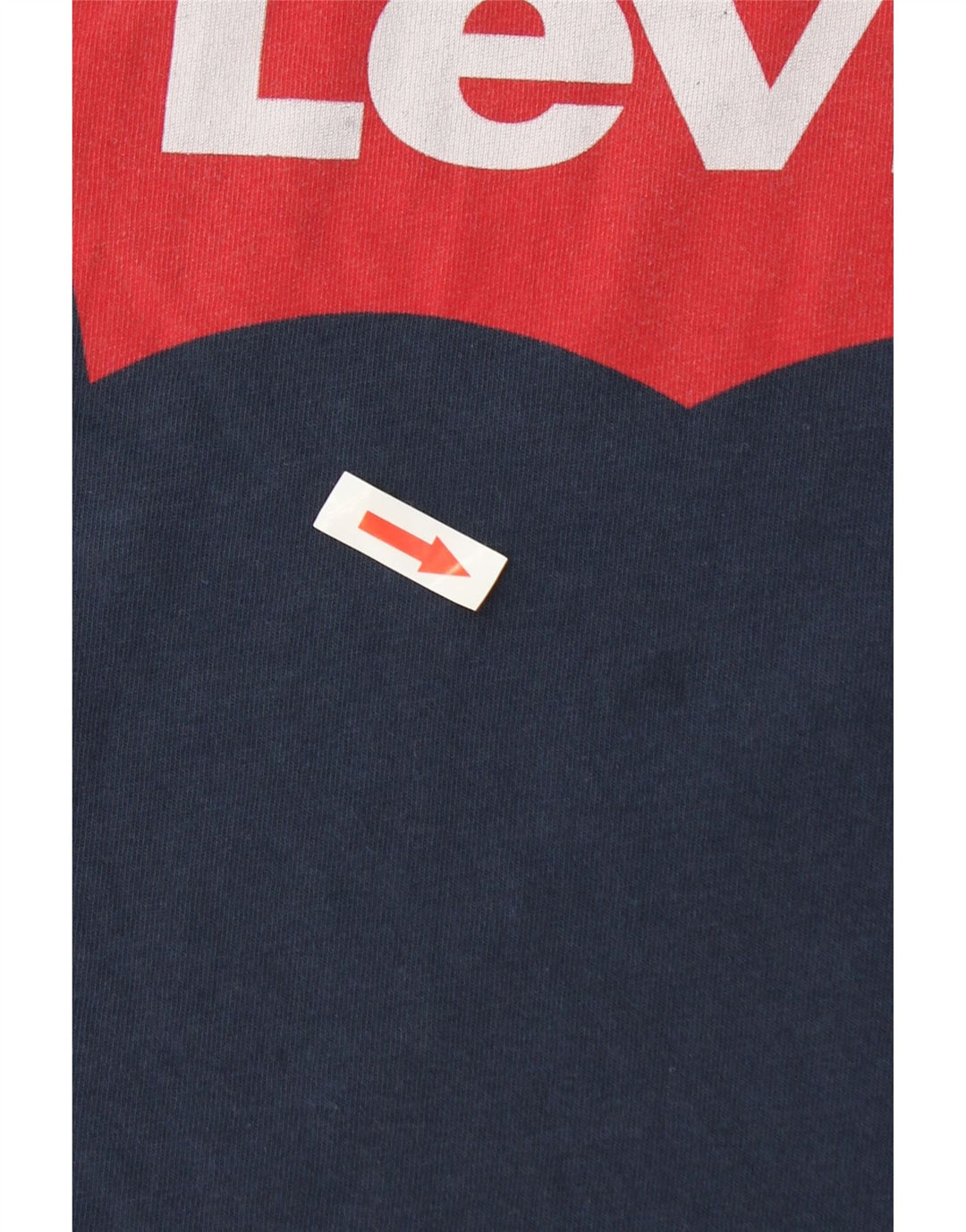 Levi's Mens Graphic T-Shirt Top Small Navy Blue Cotton