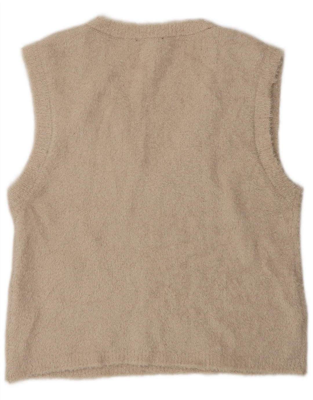 Zara Γυναικείο Γιλέκο Tank Top UK 14 Medium Beige Polyester