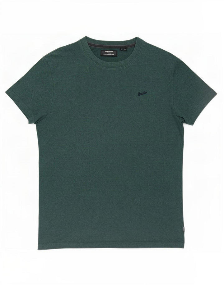 Superdry Mens T-Shirt Top Medium Green Cotton